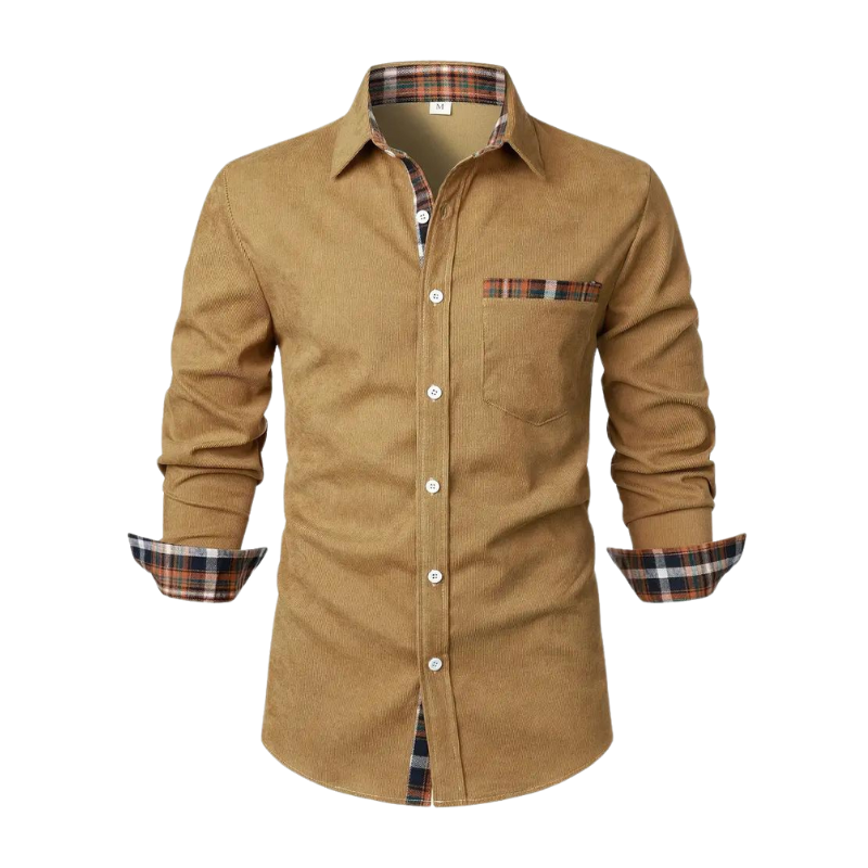 Image of Lucas | Heren Overhemd met Knoopsluiting - Casual