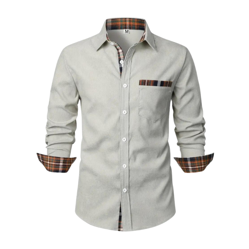Image of Lucas | Heren Overhemd met Knoopsluiting - Casual