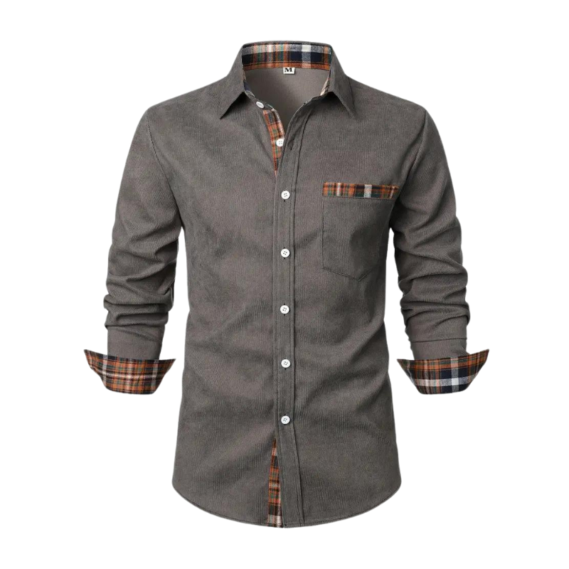 Image of Lucas | Heren Overhemd met Knoopsluiting - Casual