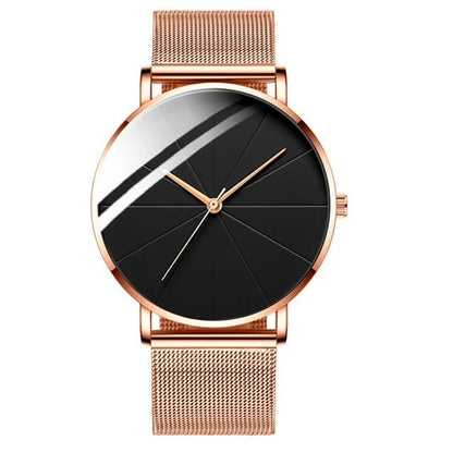 Luxe Herenhorloge met Opvallende Wijzerplaat-Accenten