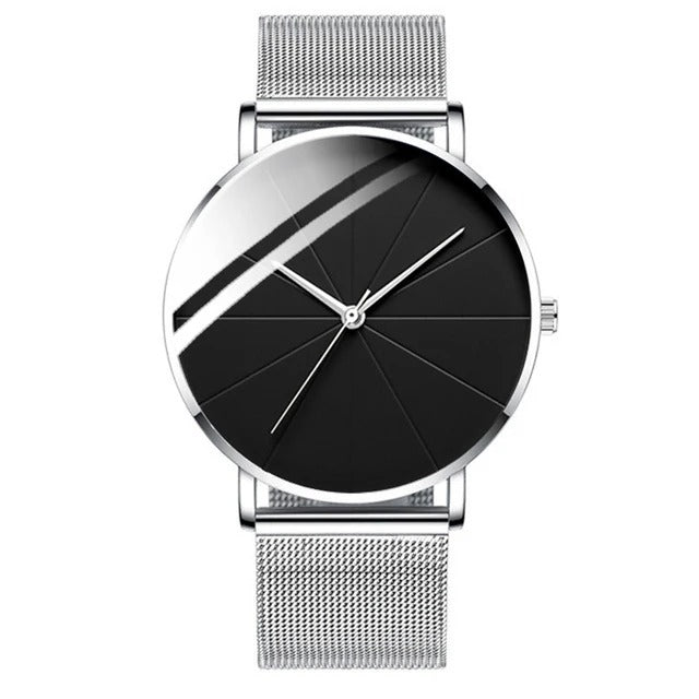 Luxe Herenhorloge met Opvallende Wijzerplaat-Accenten