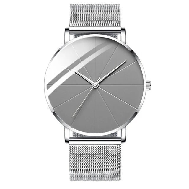 Luxe Herenhorloge met Opvallende Wijzerplaat-Accenten