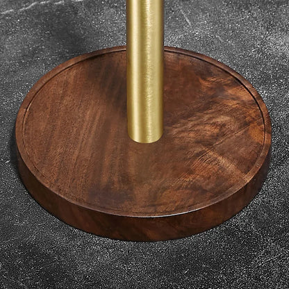 Luxe Keukenrolhouder – Handgemaakt Walnootdesign