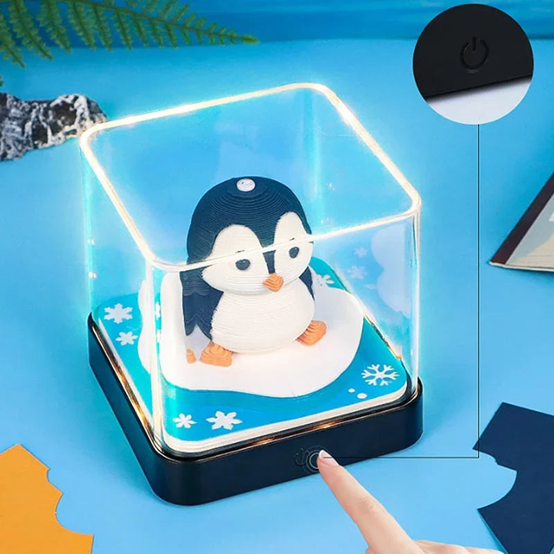 Magische Kalender 2026 – Pinguïn met Verlichting