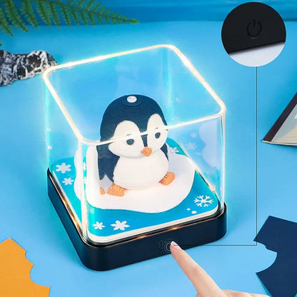 Magische Kalender 2026 – Pinguïn met Verlichting