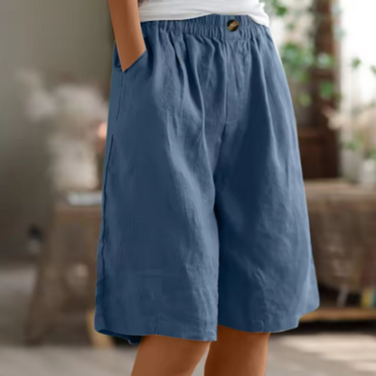 Image of Maria | Dames High-Waisted Culotte Shorts