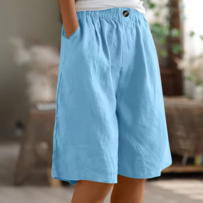 Image of Maria | Dames High-Waisted Culotte Shorts