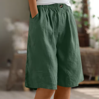 Image of Maria | Dames High-Waisted Culotte Shorts