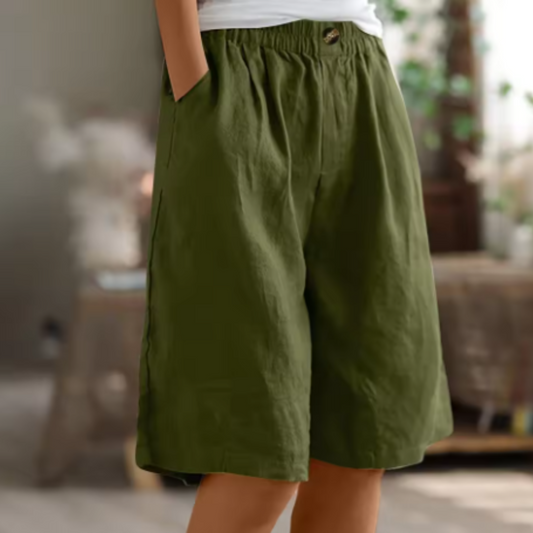 Image of Maria | Dames High-Waisted Culotte Shorts