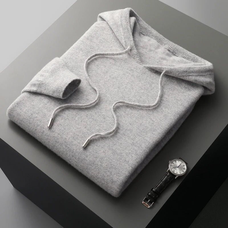 Marius | Heren Hoodie met Trekkoord en Lange Mouwen