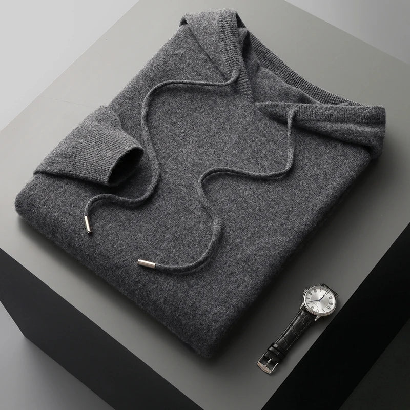 Marius | Heren Hoodie met Trekkoord en Lange Mouwen