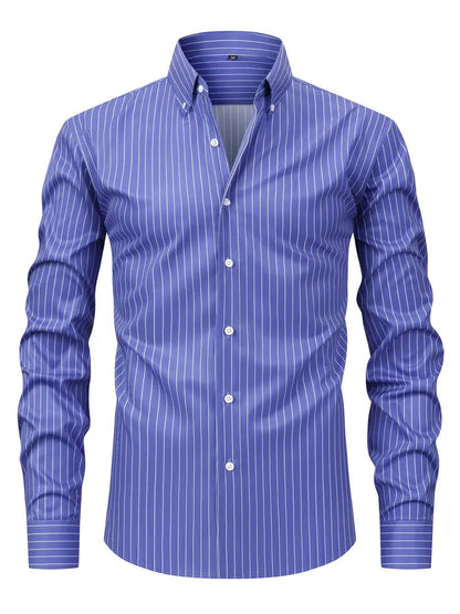 Image of Mark | Heren Slim-Fit Overhemd met Knoopsluiting