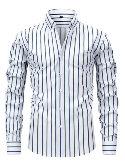 Image of Mark | Heren Slim-Fit Overhemd met Knoopsluiting