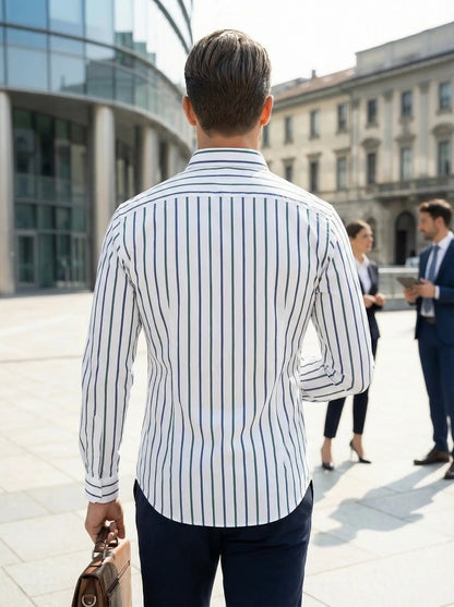 Image of Mark | Heren Slim-Fit Overhemd met Knoopsluiting