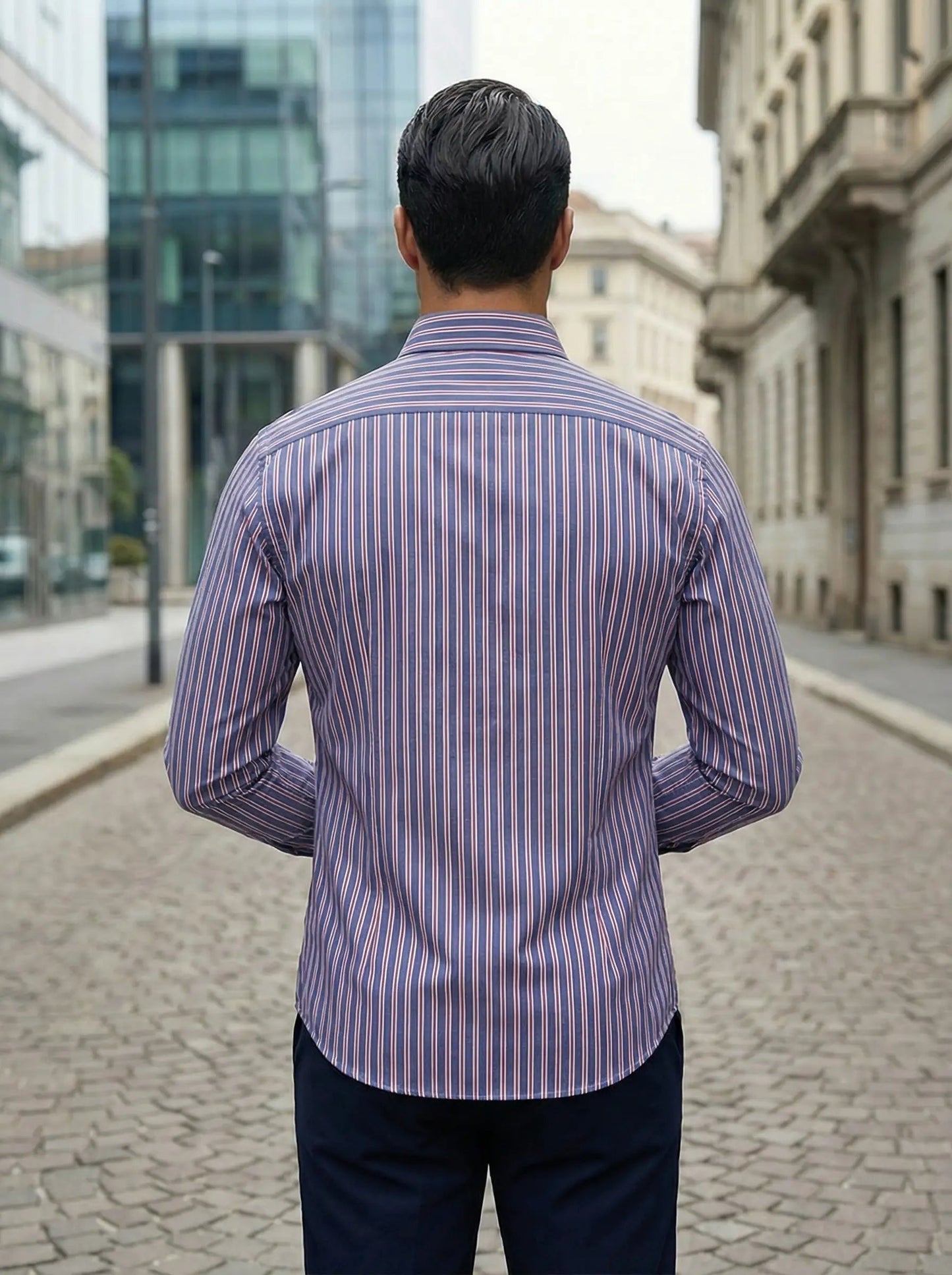 Image of Mark | Heren Slim-Fit Overhemd met Knoopsluiting