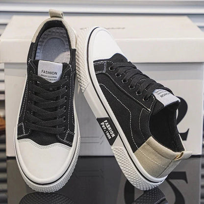 Image of Maurits | Heren Canvas Sneakers met Veters