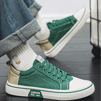 Image of Maurits | Heren Canvas Sneakers met Veters