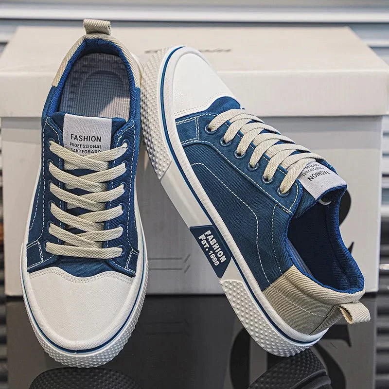 Image of Maurits | Heren Canvas Sneakers met Veters