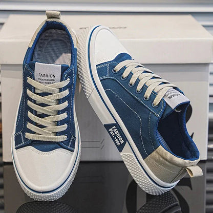 Image of Maurits | Heren Canvas Sneakers met Veters