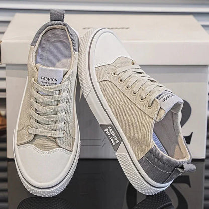 Image of Maurits | Heren Canvas Sneakers met Veters