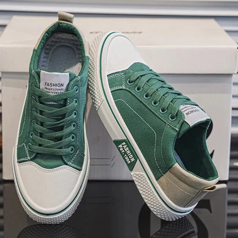 Image of Maurits | Heren Canvas Sneakers met Veters