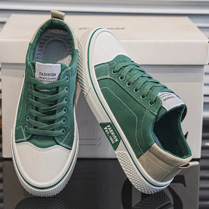 Image of Maurits | Heren Canvas Sneakers met Veters