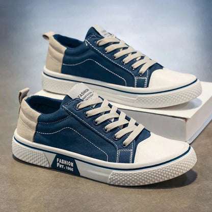 Image of Maurits | Heren Canvas Sneakers met Veters