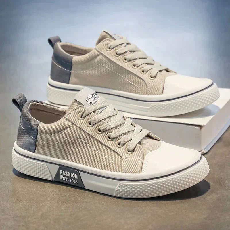 Image of Maurits | Heren Canvas Sneakers met Veters