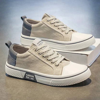 Image of Maurits | Heren Canvas Sneakers met Veters