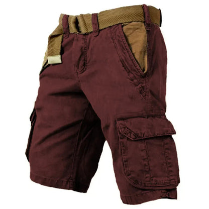 Image of Maurits | Heren Cargo Knie Lengte Shorts