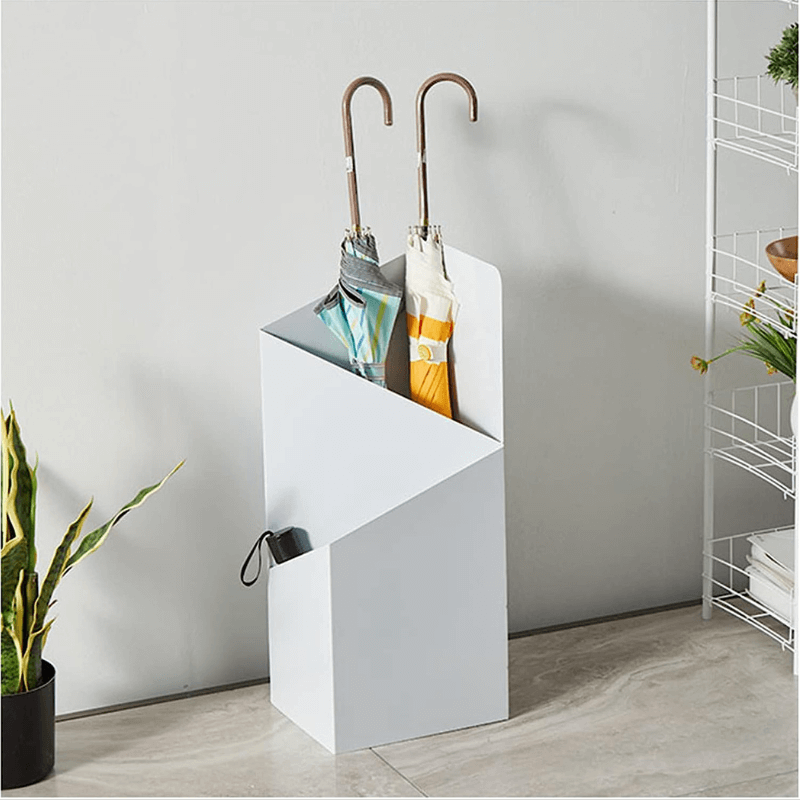 Metalen paraplubak met geometrisch ontwerp