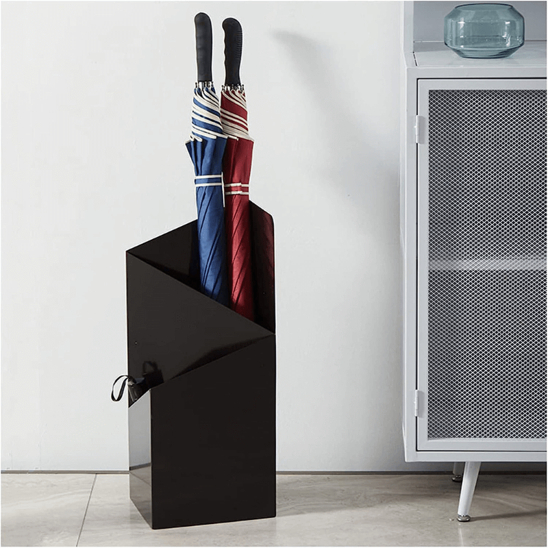 Metalen paraplubak met geometrisch ontwerp