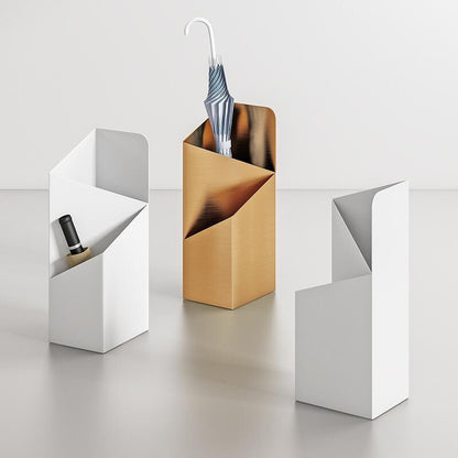 Metalen paraplubak met geometrisch ontwerp