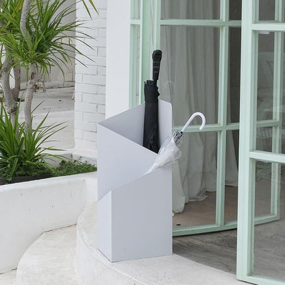 Metalen paraplubak met geometrisch ontwerp