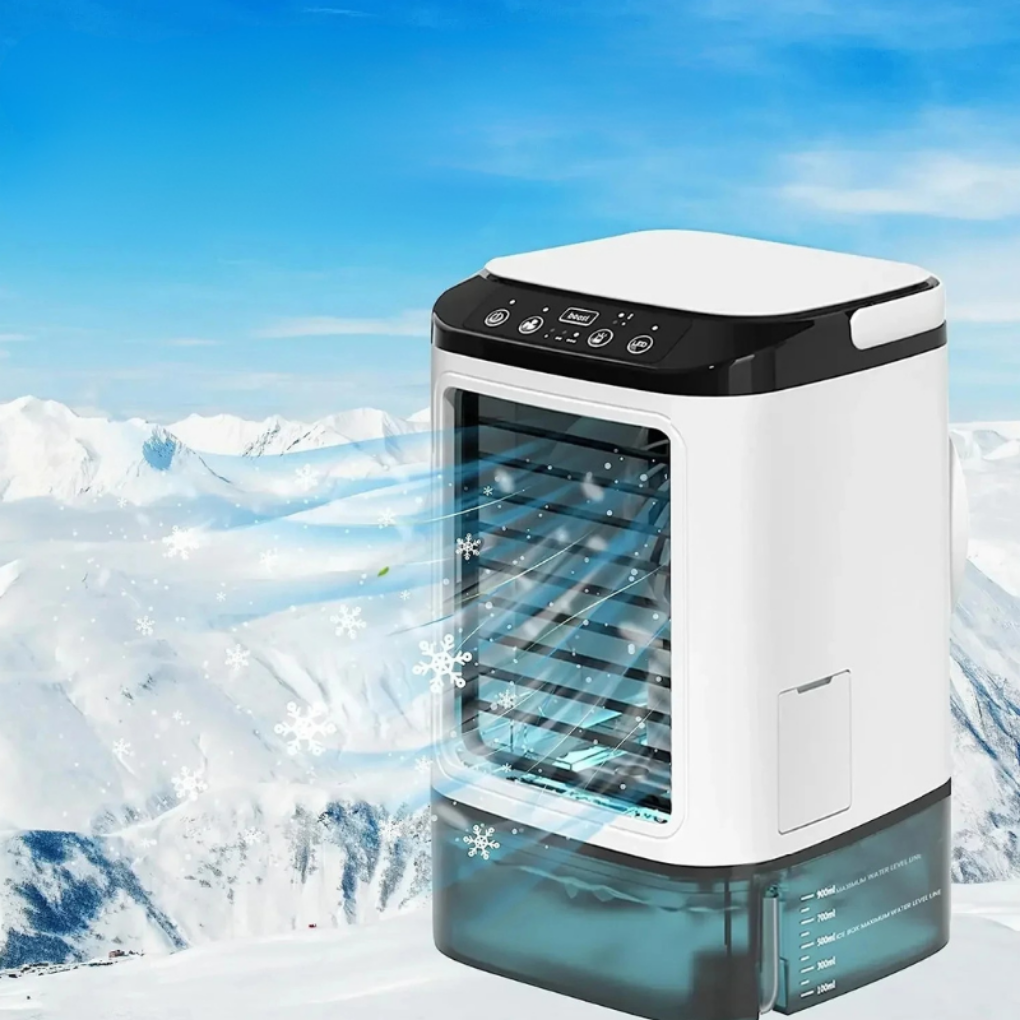 Mini Airconditioner met Luchtbevochtiger & 900ml Tank
