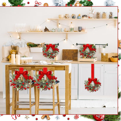 Mini-kerstkransen voor kasten