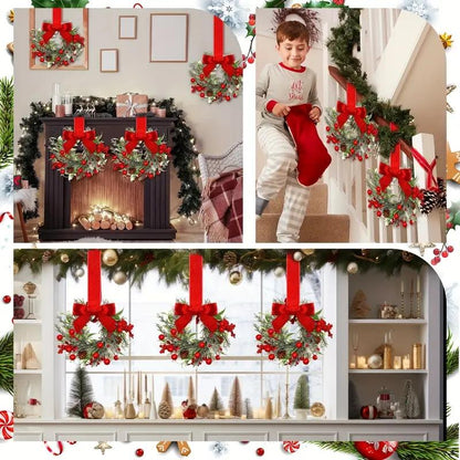 Mini-kerstkransen voor kasten