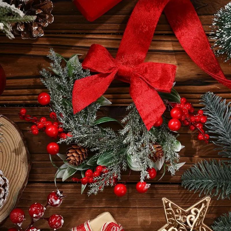 Mini-kerstkransen voor kasten