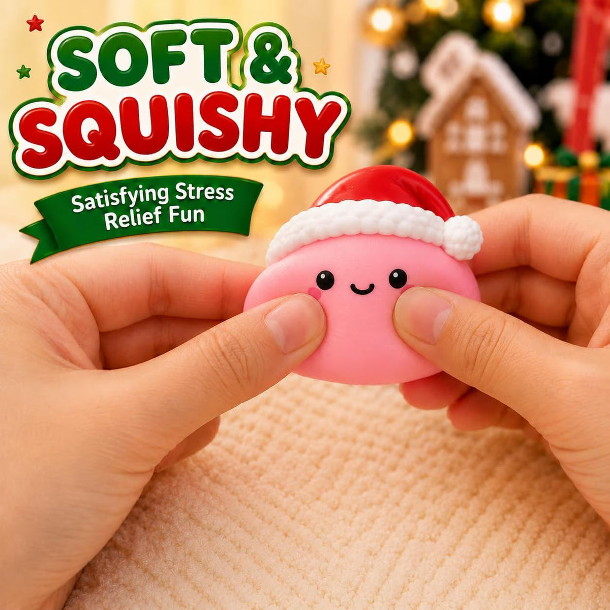 Mini squishy dumpling kerst-adventskalender met verrassingen
