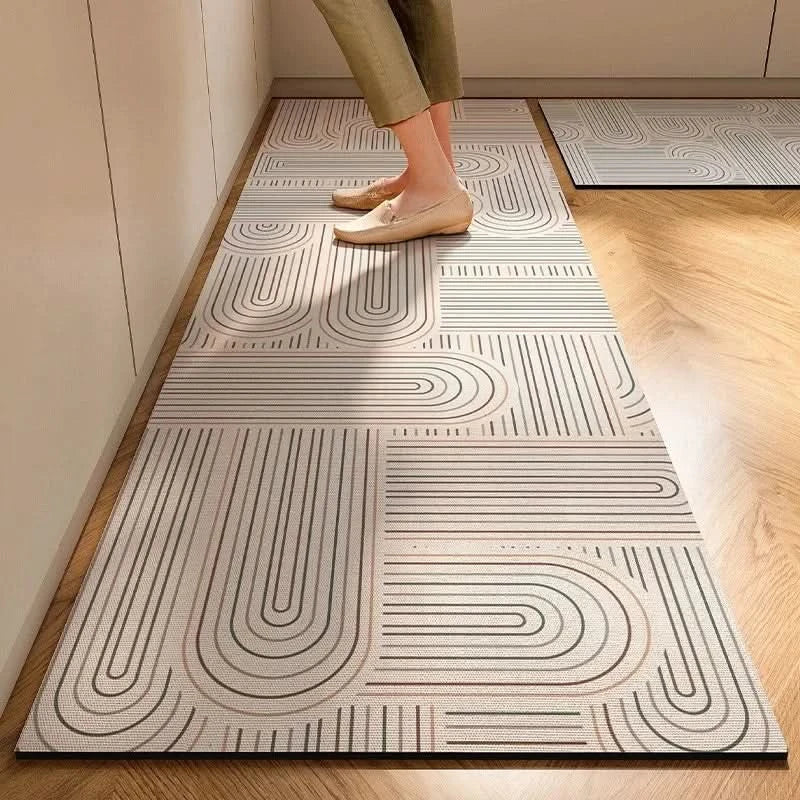 Minimalistische antislip keukenmat – Eenvoudig te reinigen