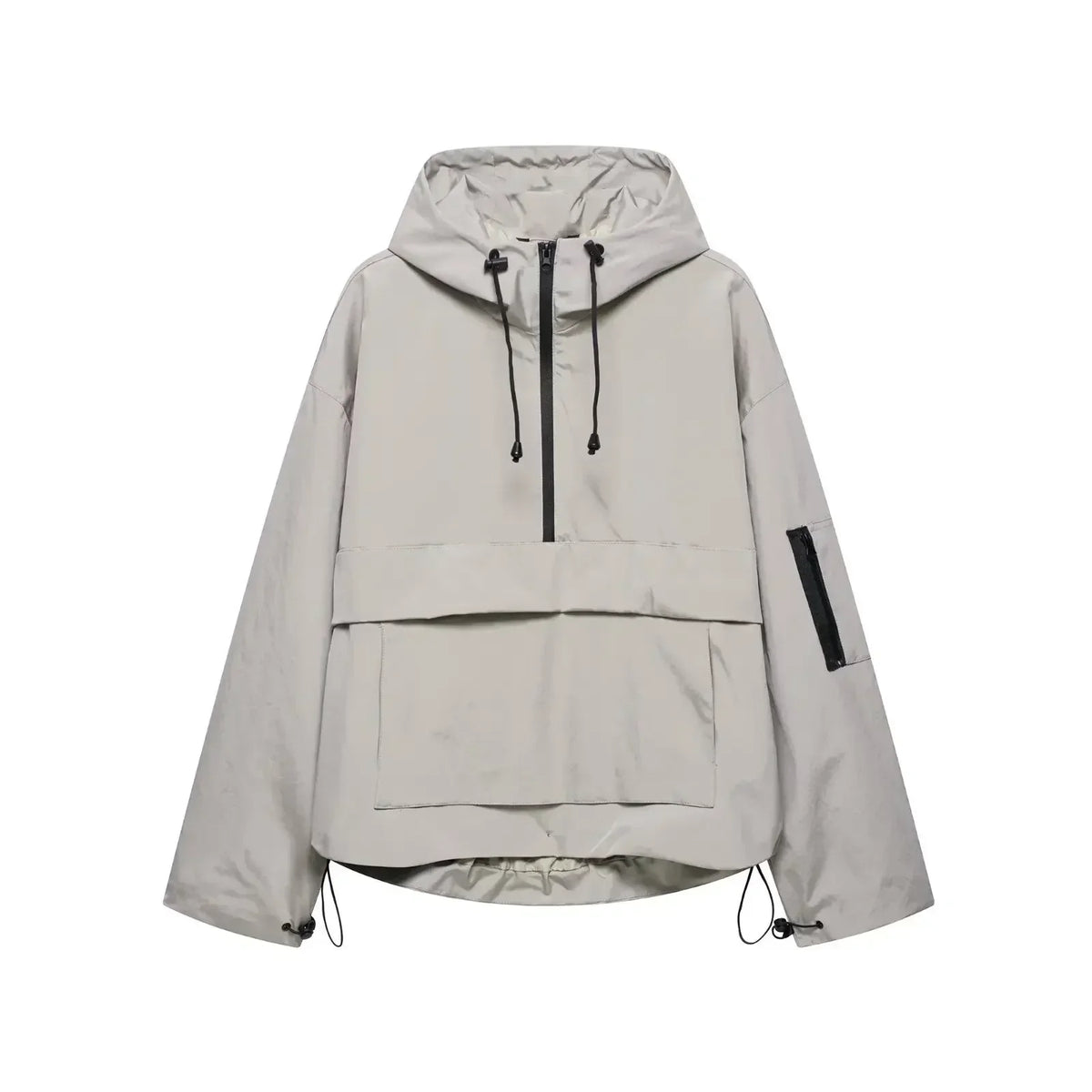 Minimalistische ski-winterjas met capuchon voor dames