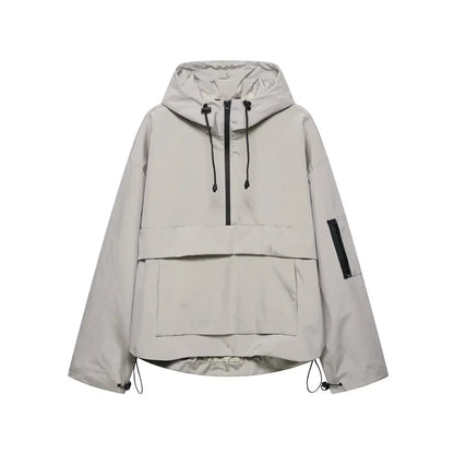 Minimalistische ski-winterjas met capuchon voor dames