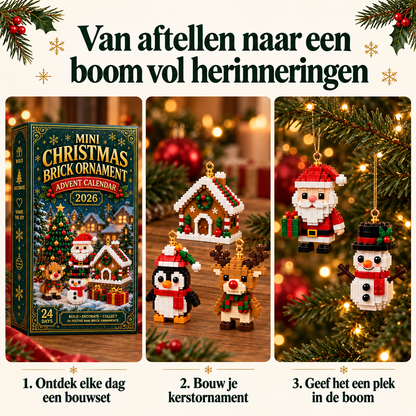 Zo werkt de kerstbouw adventskalender