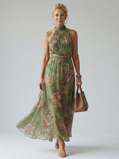 Mouwloze maxi-jurk voor dames