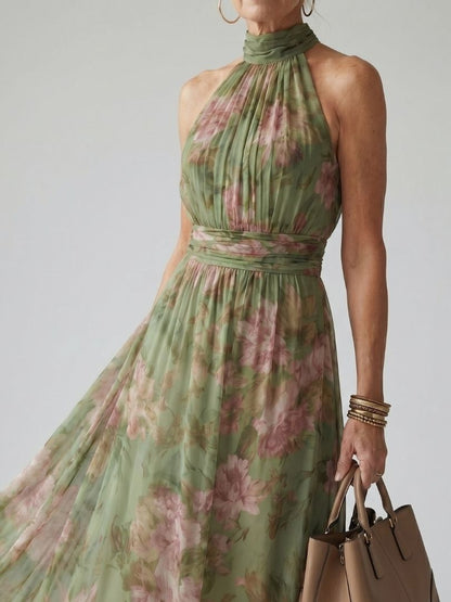 Mouwloze maxi-jurk voor dames