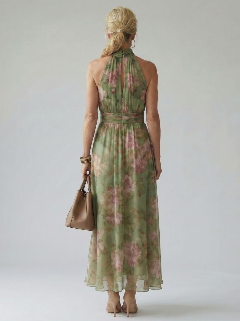 Mouwloze maxi-jurk voor dames