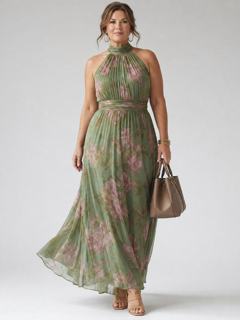 Mouwloze maxi-jurk voor dames