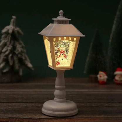 Muzikale en verlichte kerstlantaarn