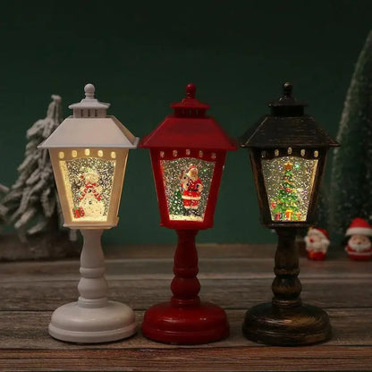 Muzikale en verlichte kerstlantaarn