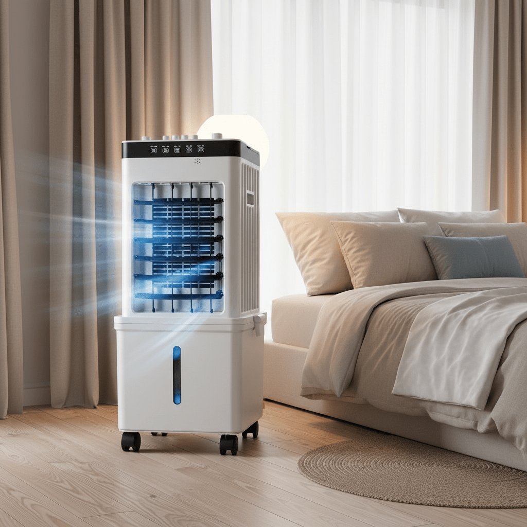 NOVACOOL – 3-in-1 Luchtkoeler – Ventilator & Bevochtiging in Eén